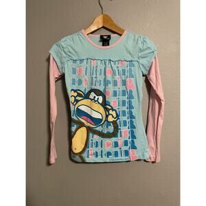 Vintage Bobby Jack Girls T Shirt Size Large Not Listening Graphic Glitter Y2K